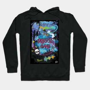 Zodiac Majesty Pisces Graffiti Hoodie